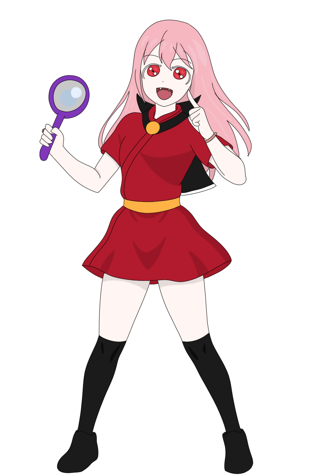 Yukibi and her enchanted mirror